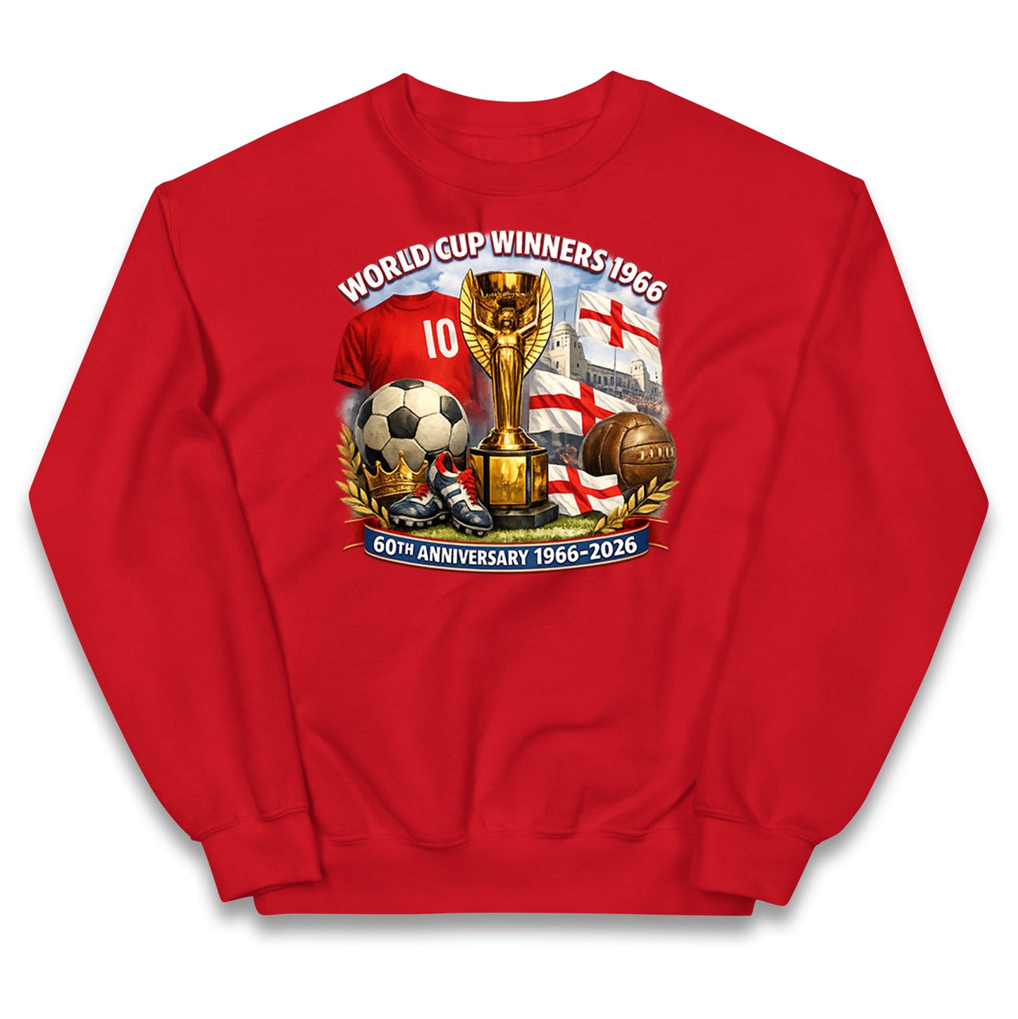 England World Cup 60th Anniversary Kids Jumper