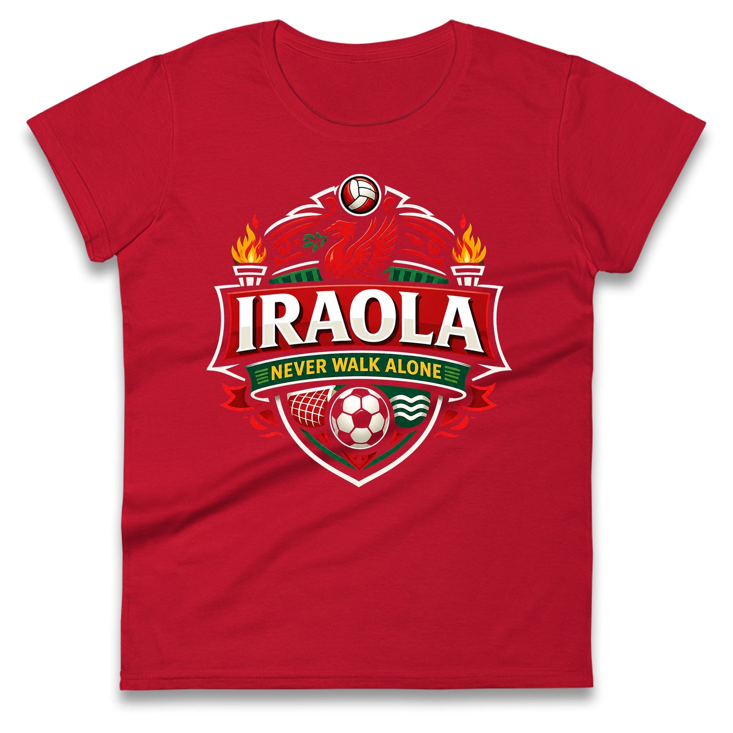 Andoni Iraola Never Walk Alone Ladies T Shirt