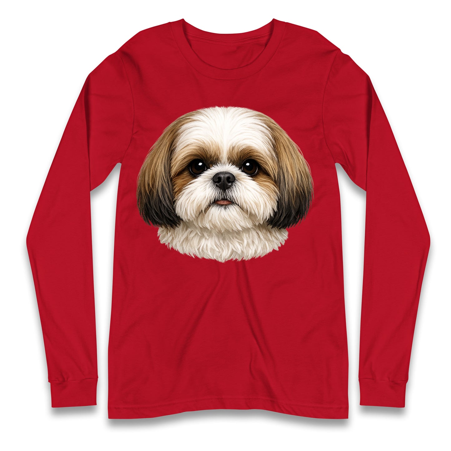 Shih Tzu Face Longsleeve T Shirt