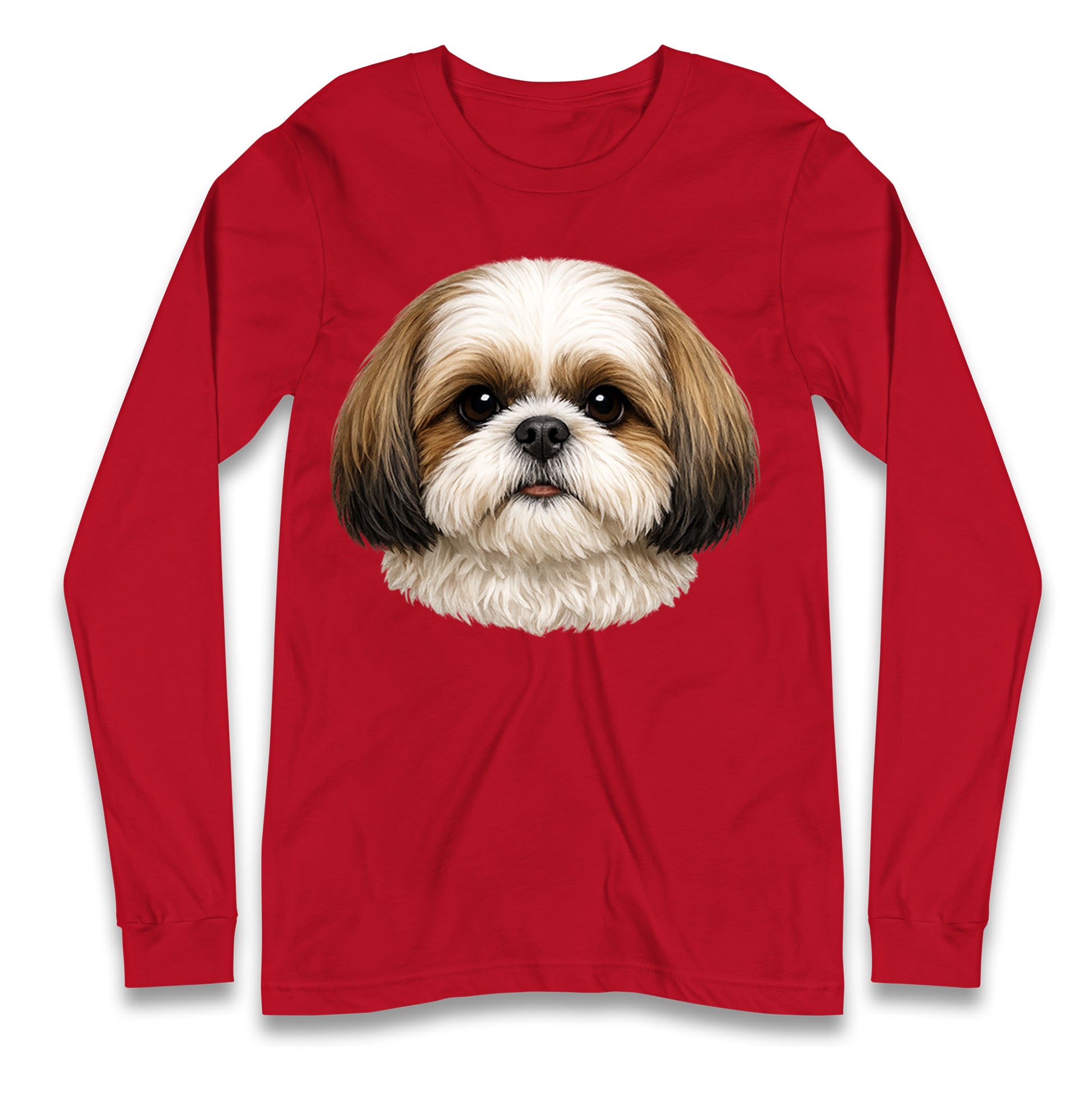 Shih Tzu Face Longsleeve T Shirt