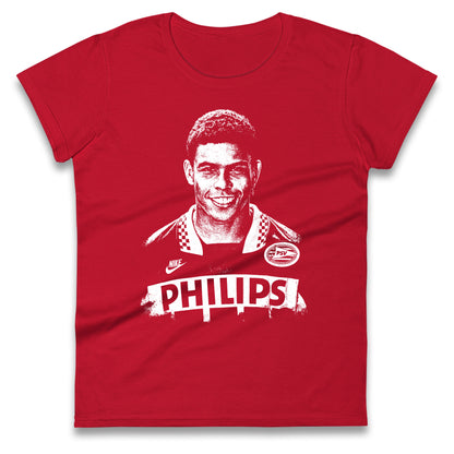 Ronaldo Nazario Ladies T Shirt
