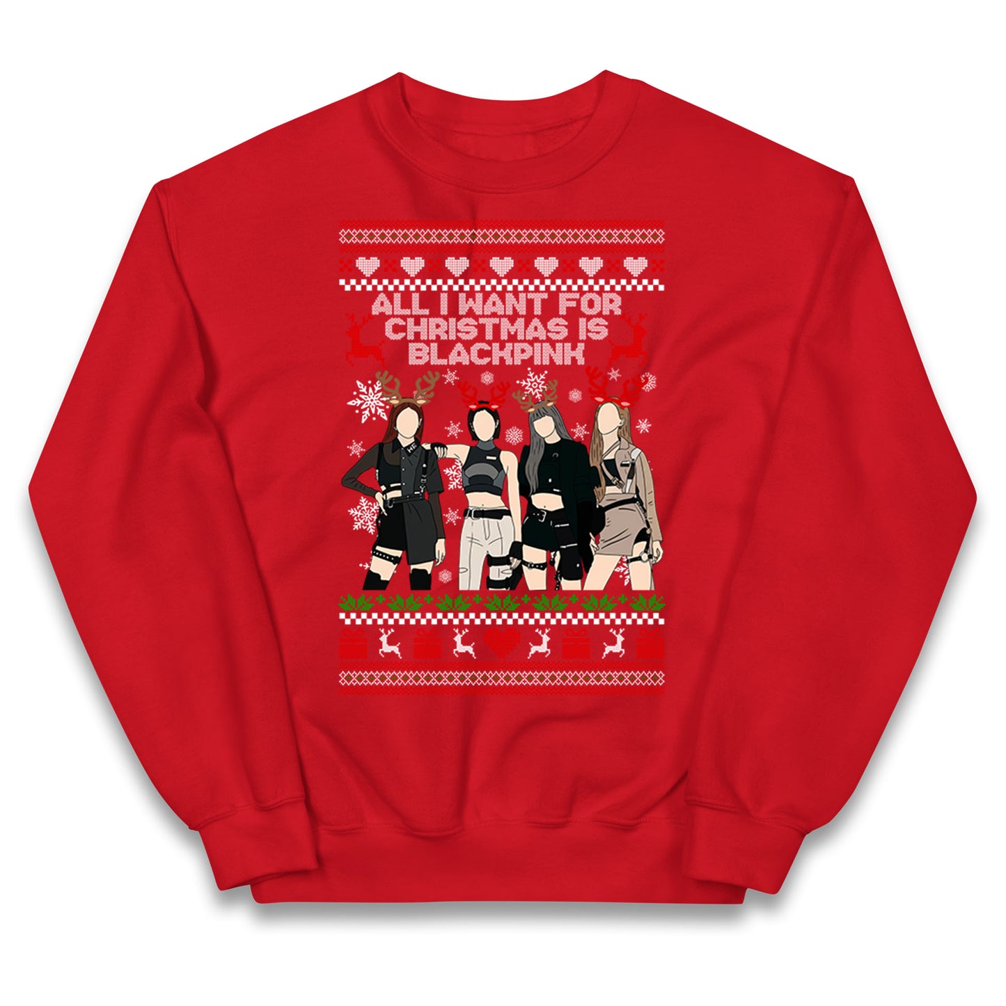 BlackPink Christmas Kids Jumper