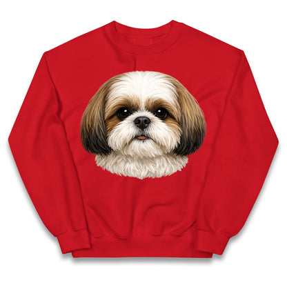Shih Tzu Face Kids Jumper