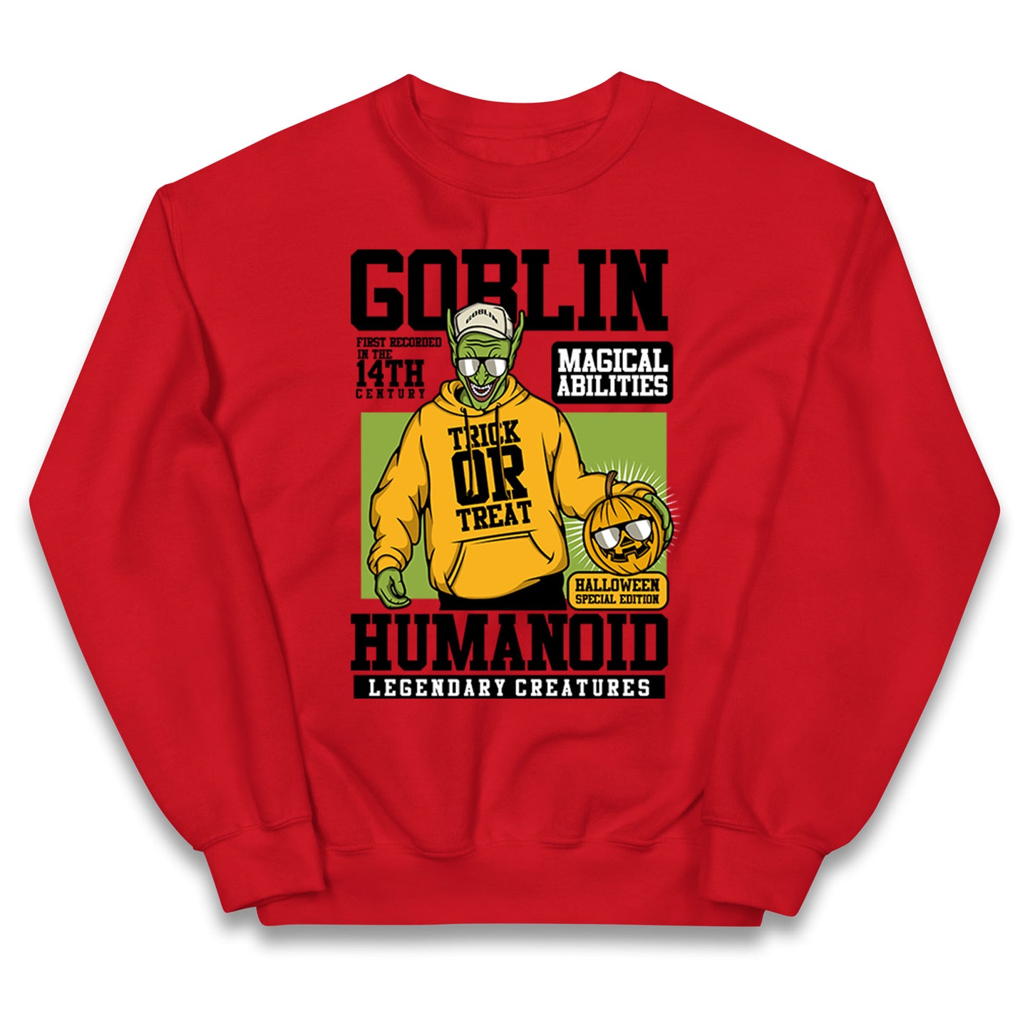Goblin Trick Or Treat Kids Jumper