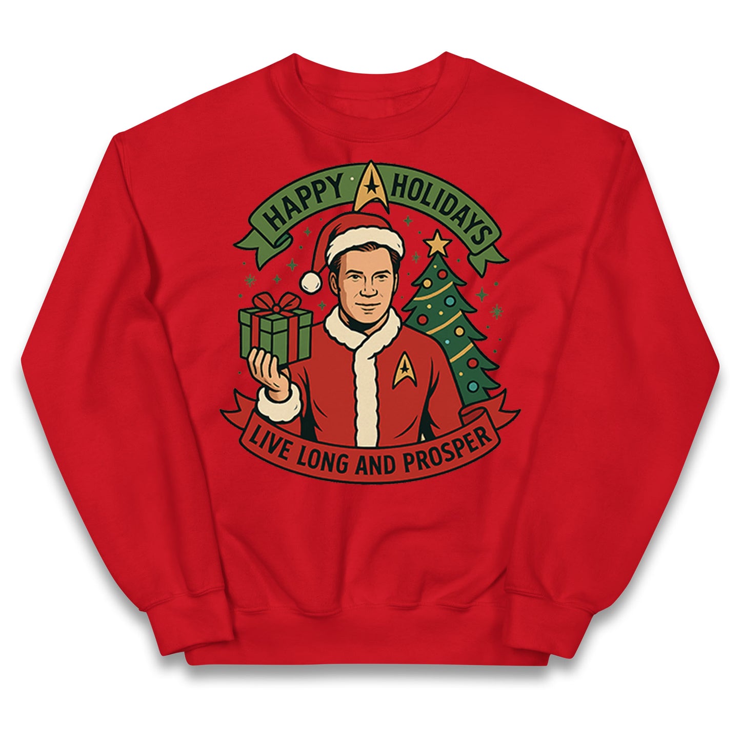 Star Trek Christmas Kids Jumper
