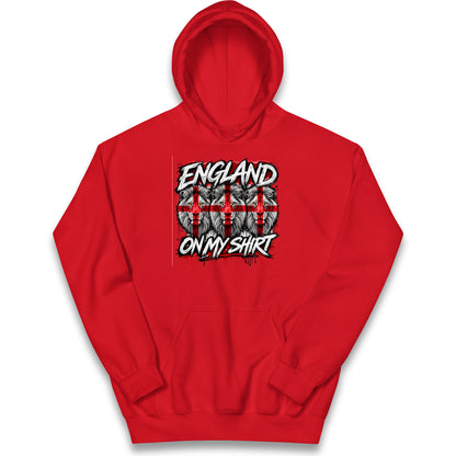England 3 Lions World Cup 2026 Kids Hoodie