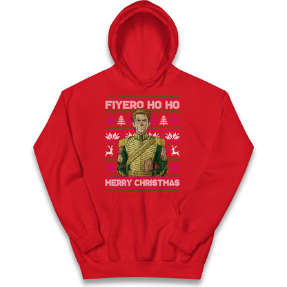 Prince Fiyero Wicked Christmas Kids Hoodie