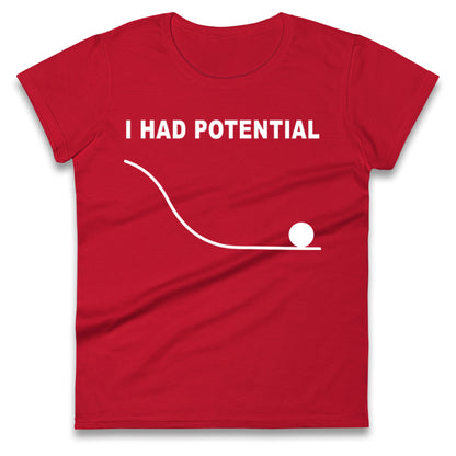 I Had Potential Ladies T Shirt