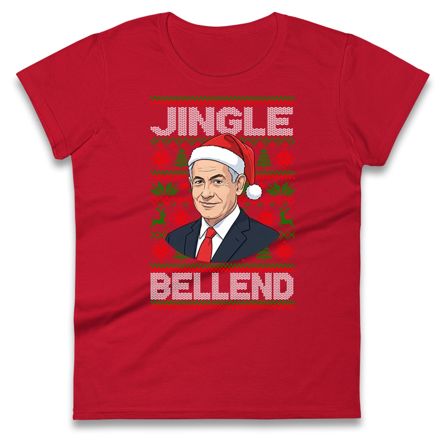 Jingle Bell End Ladies T Shirt 