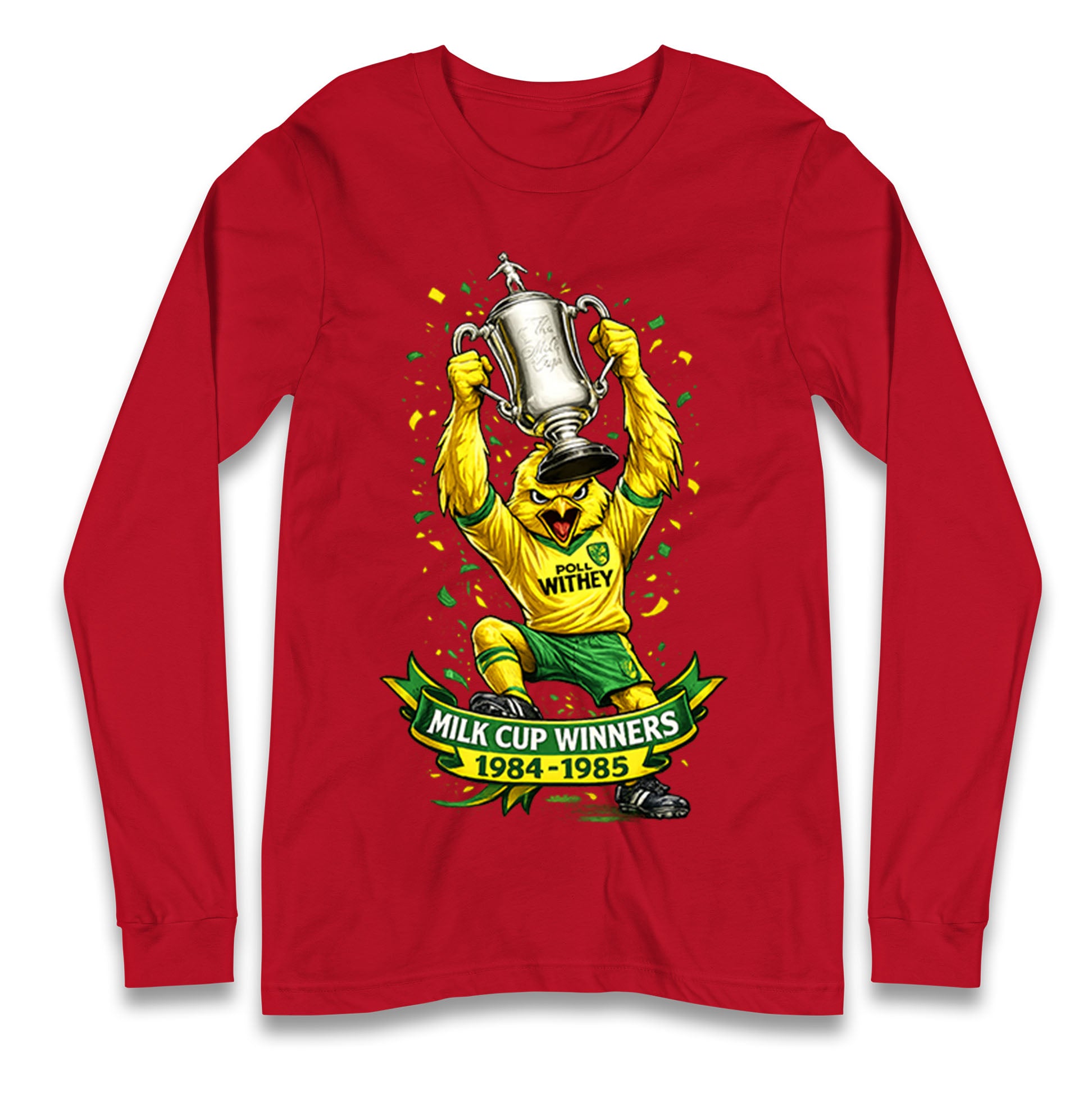 Norwich City Milk Cup Winners Longsleeve T Shirt