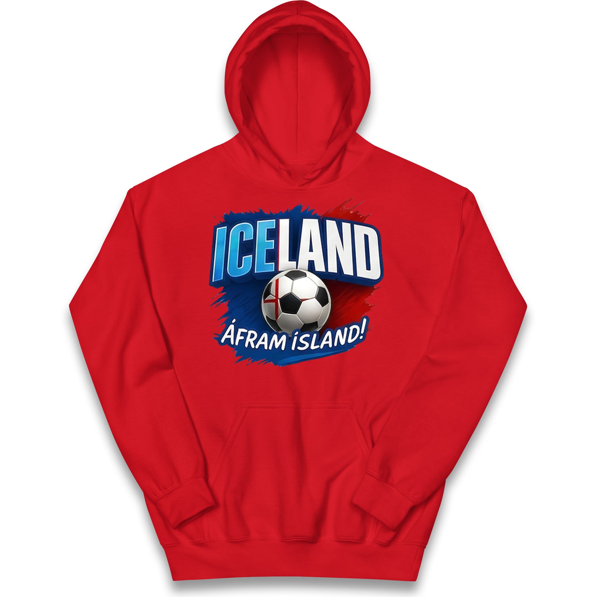 Iceland Retro World Cup Kids Hoodie