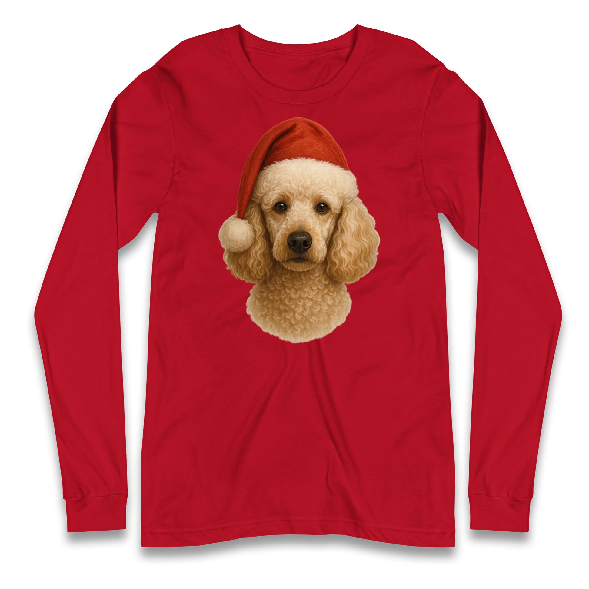 Poodle Face Longsleeve T Shirt