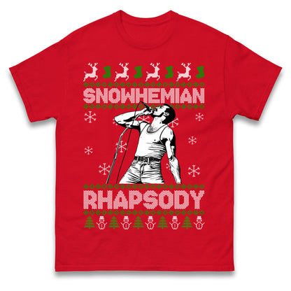 Freddie Mercury Christmas T Shirt