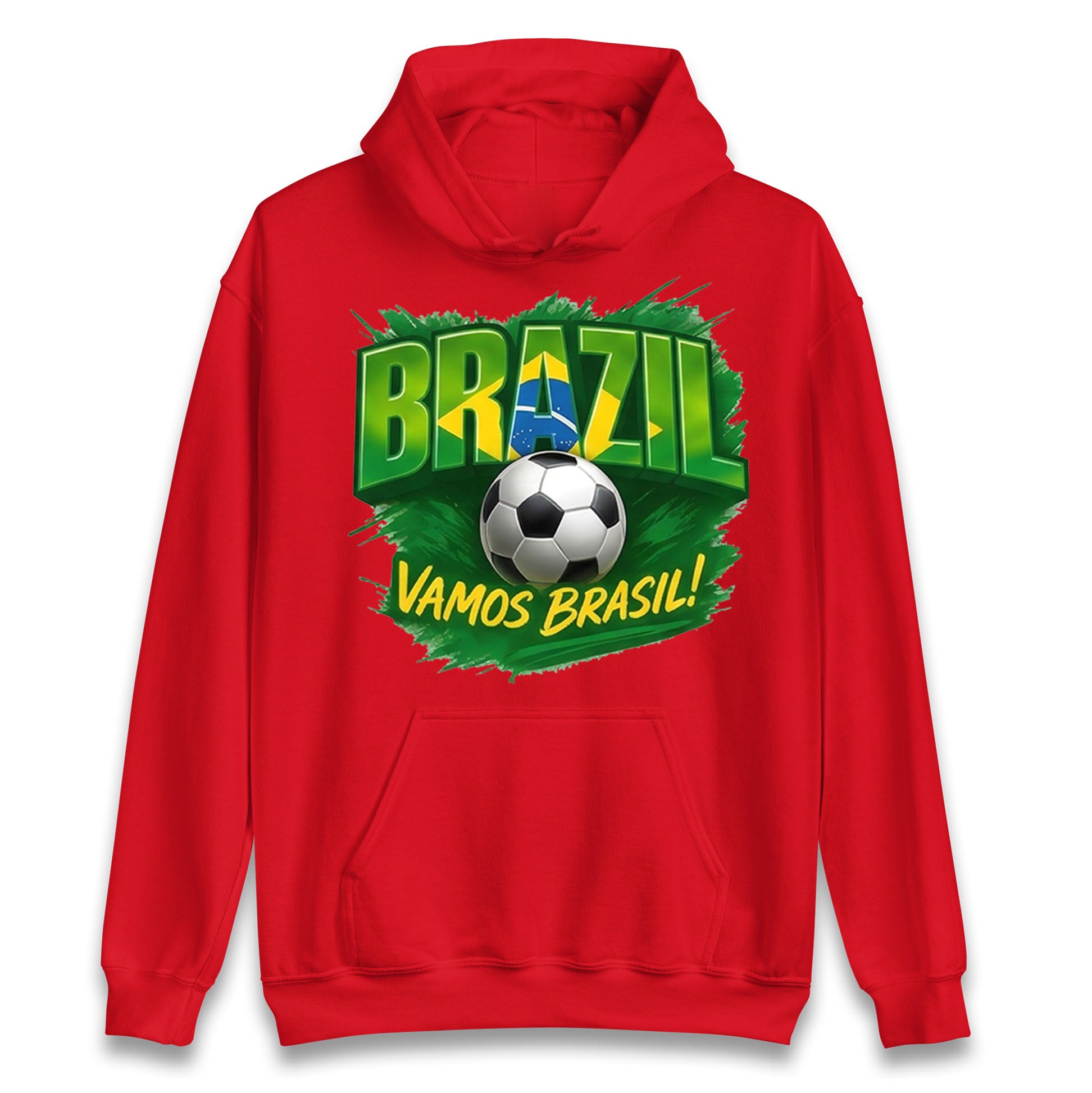 Brazil Retro Football Hoodie