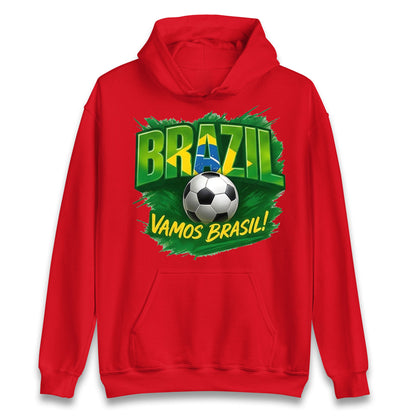 Brazil Retro Football Hoodie
