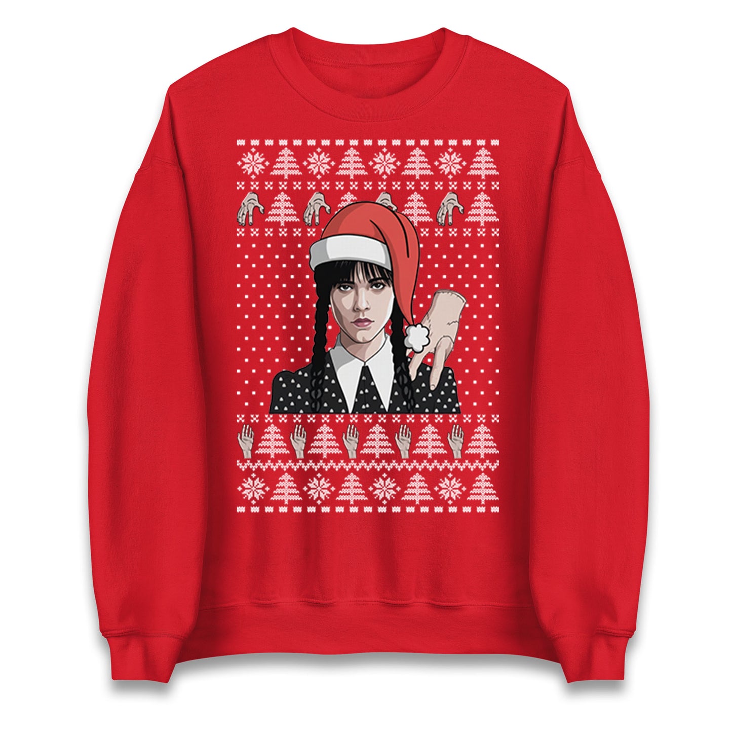 Wednesday Addams Ugly Christmas Sweater