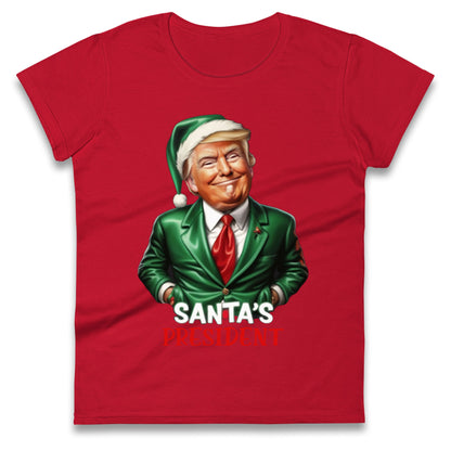 Donald Trump Christmas Ladies T Shirt