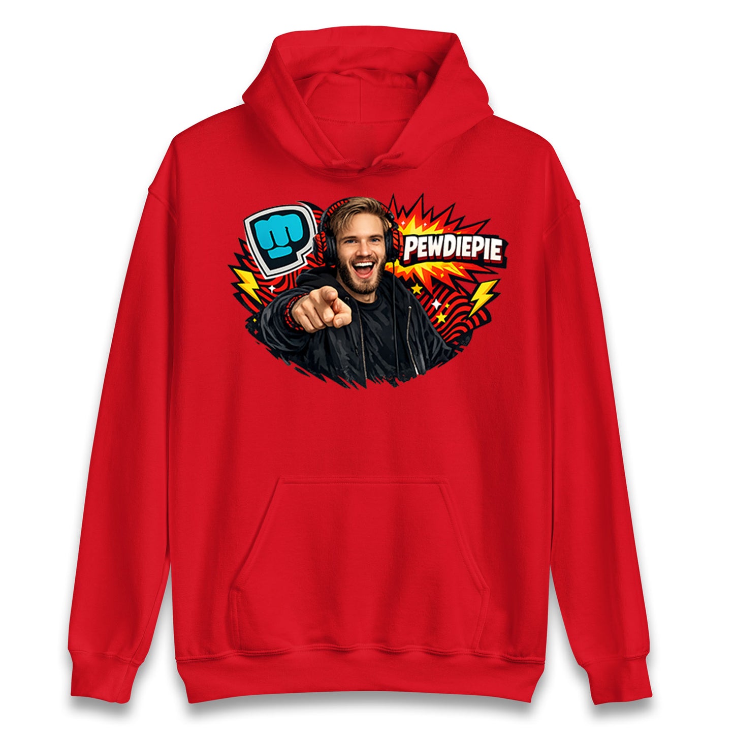 PewDiePie YouTuber Hoodie
