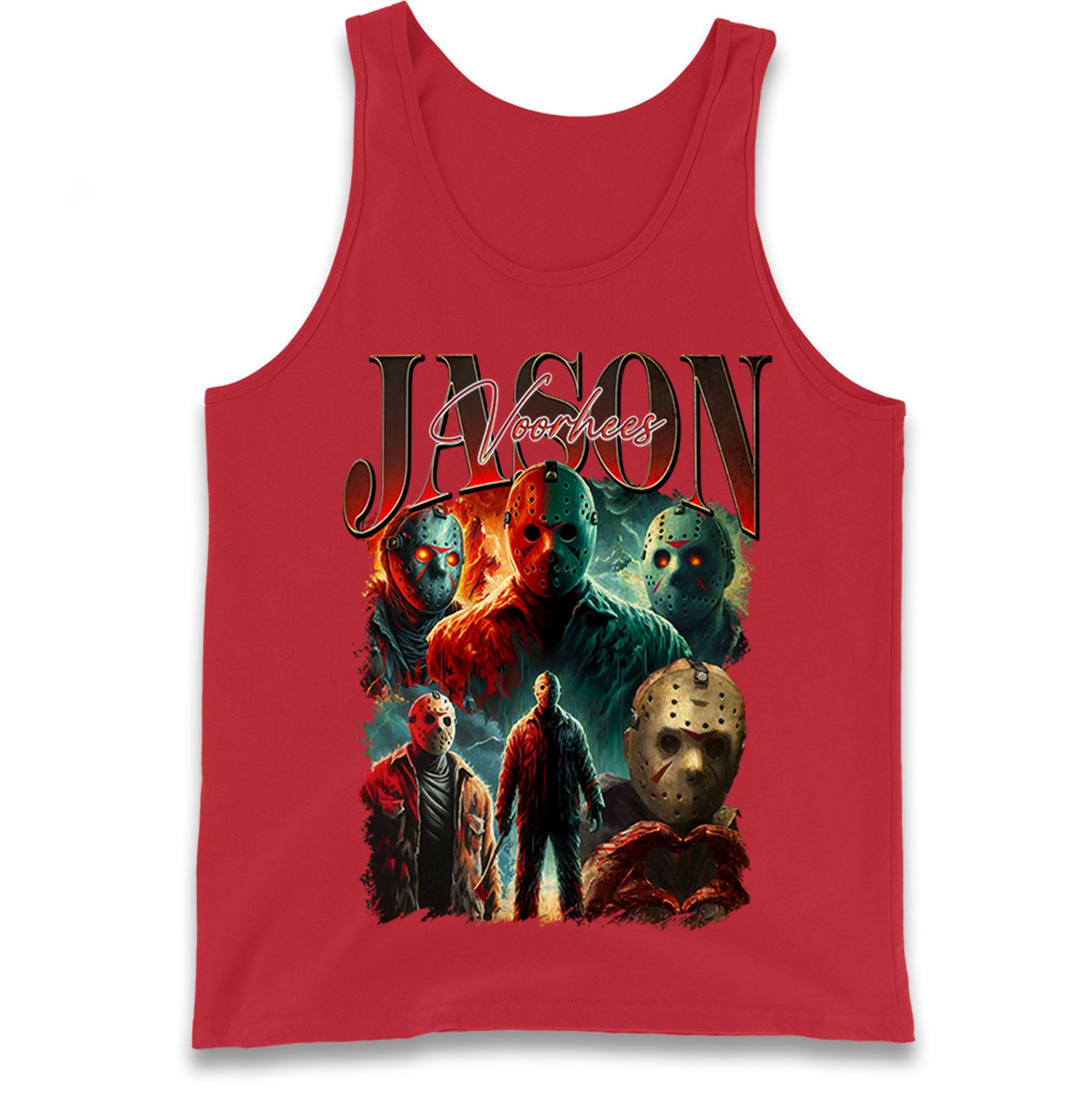Jason voorhees Bootleg Halloween Tank Top