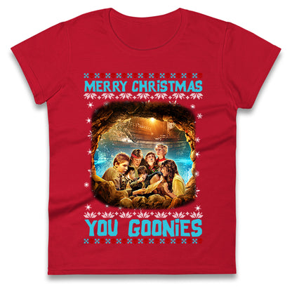 The Goonies Christmas Ladies T Shirt