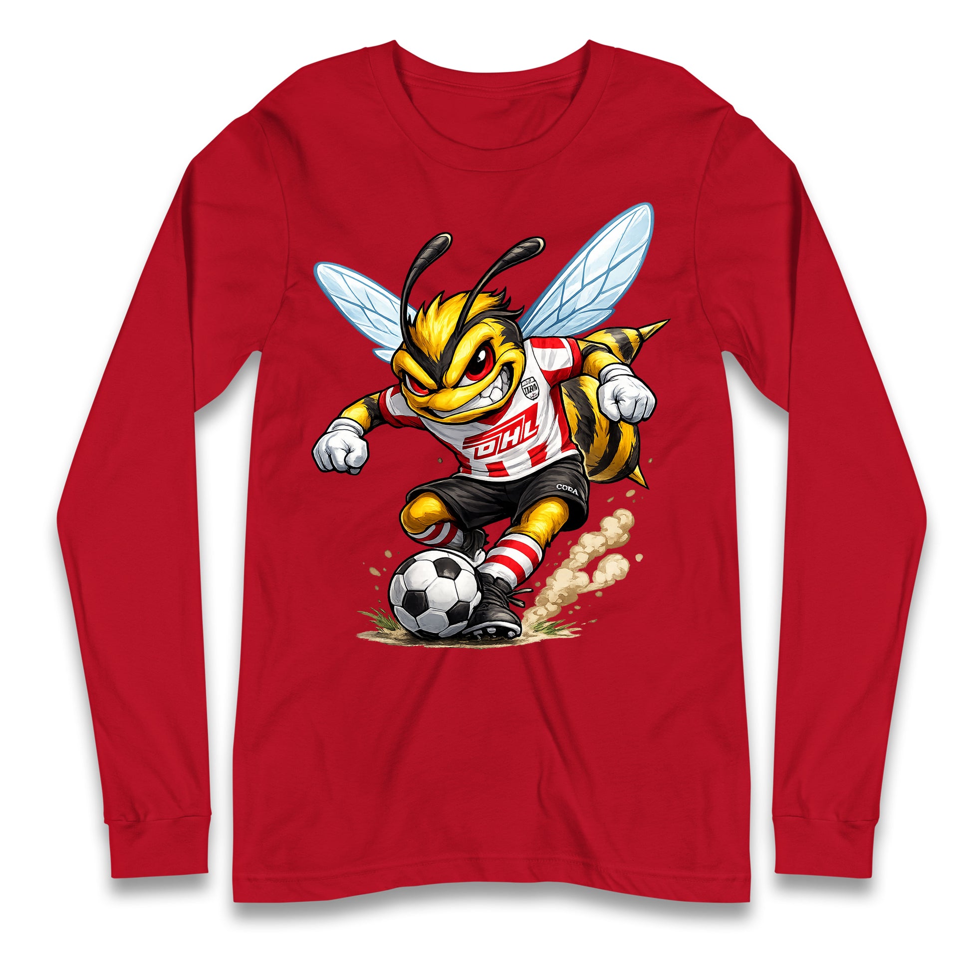 Retro Brentford FC Longsleeve T Shirt