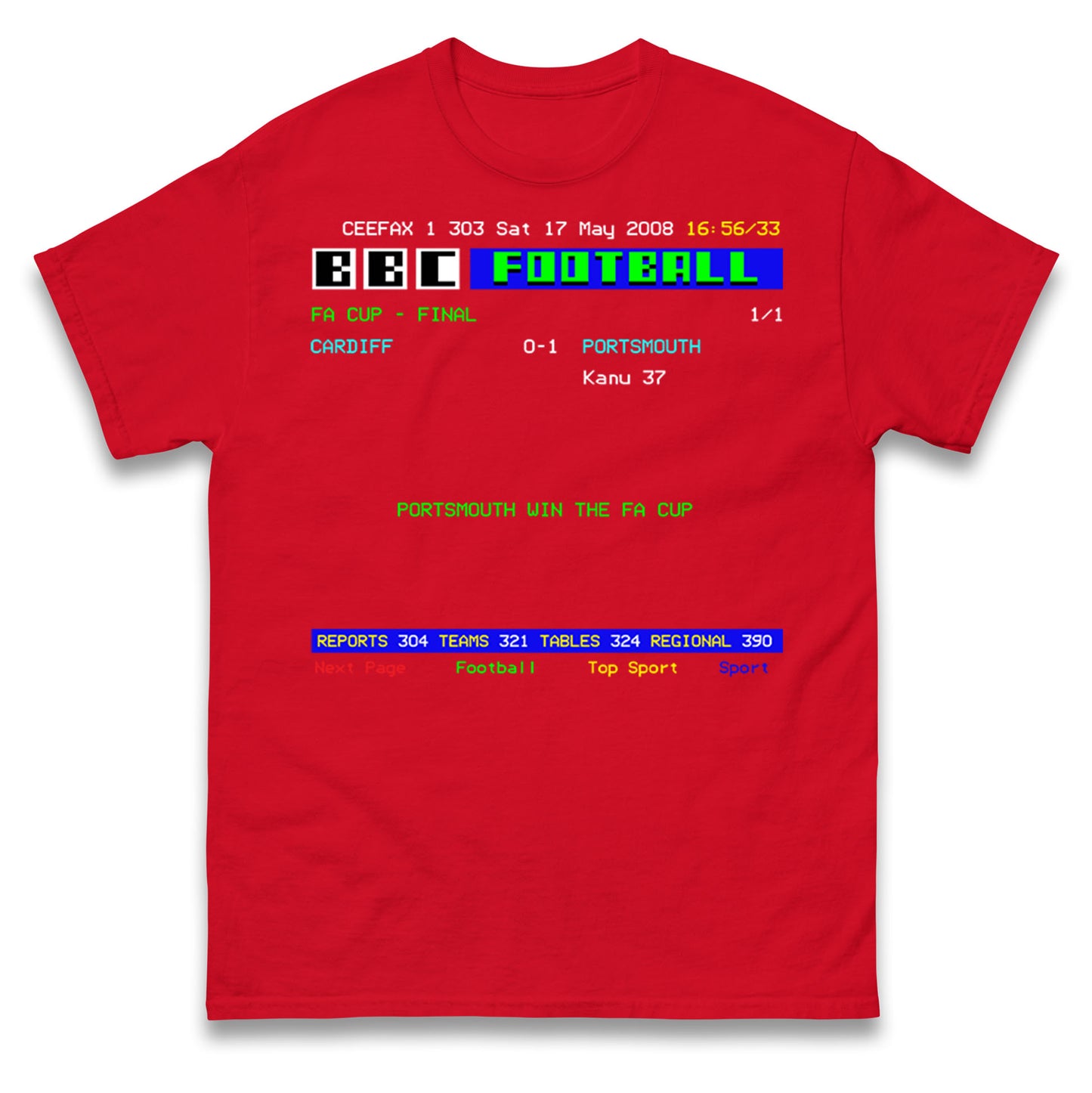Portsmouth FA Cup Winners 2008 T Shirt