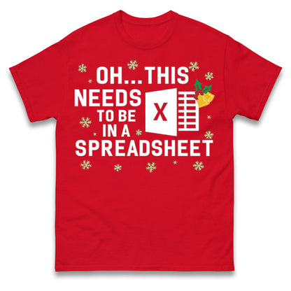 Excel Christmas T Shirt