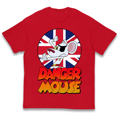 Danger Mouse Union Jack Kids T Shirt