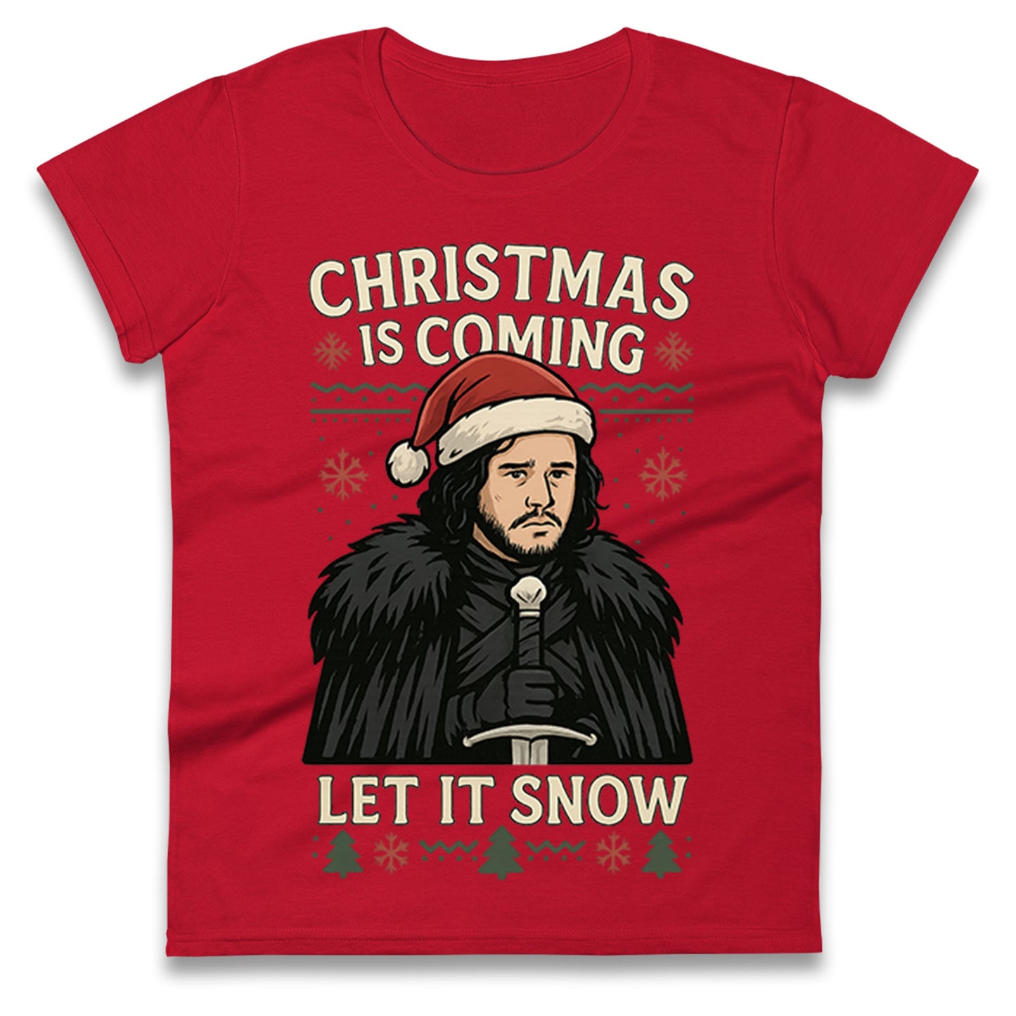 Game of Thrones Christmas Ladies T Shirt