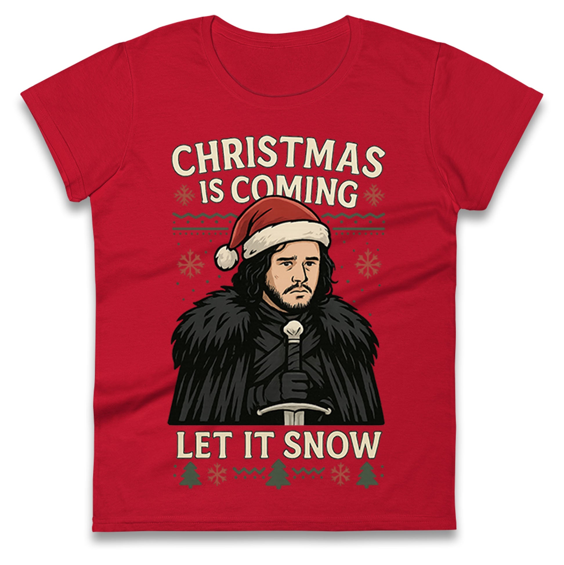 Game of Thrones Christmas Ladies T Shirt