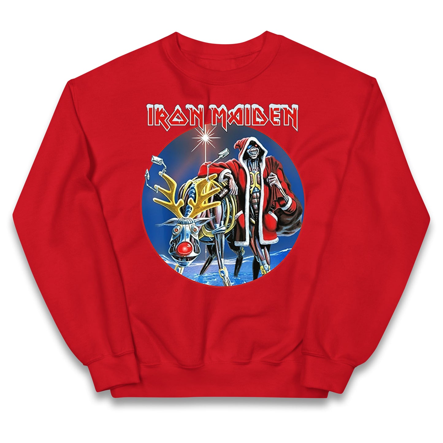 Iron Maiden Christmas Kids Jumper