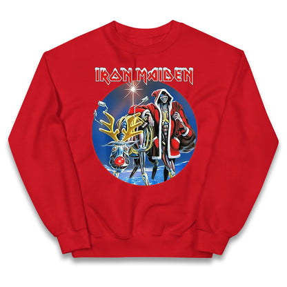 Iron Maiden Christmas Kids Jumper