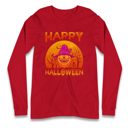Happy Halloween Pumpkin Witch T Shirt
