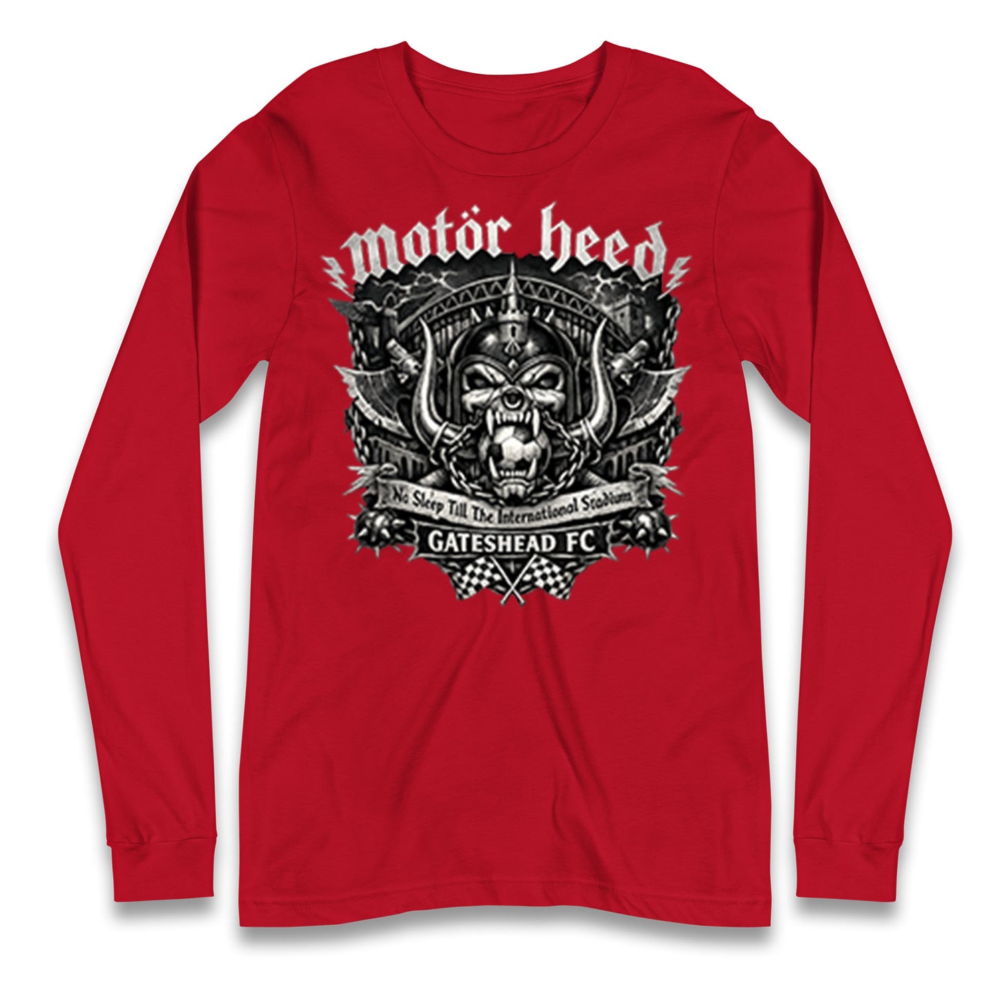 Gateshead Motor Heed Football Longsleeve T Shirt