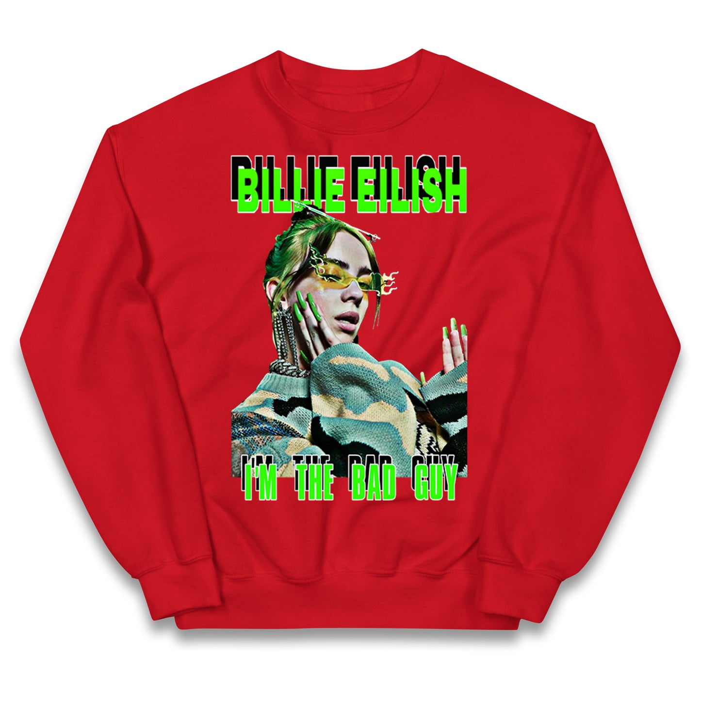 Billie Eilish Singer Kids Jumper