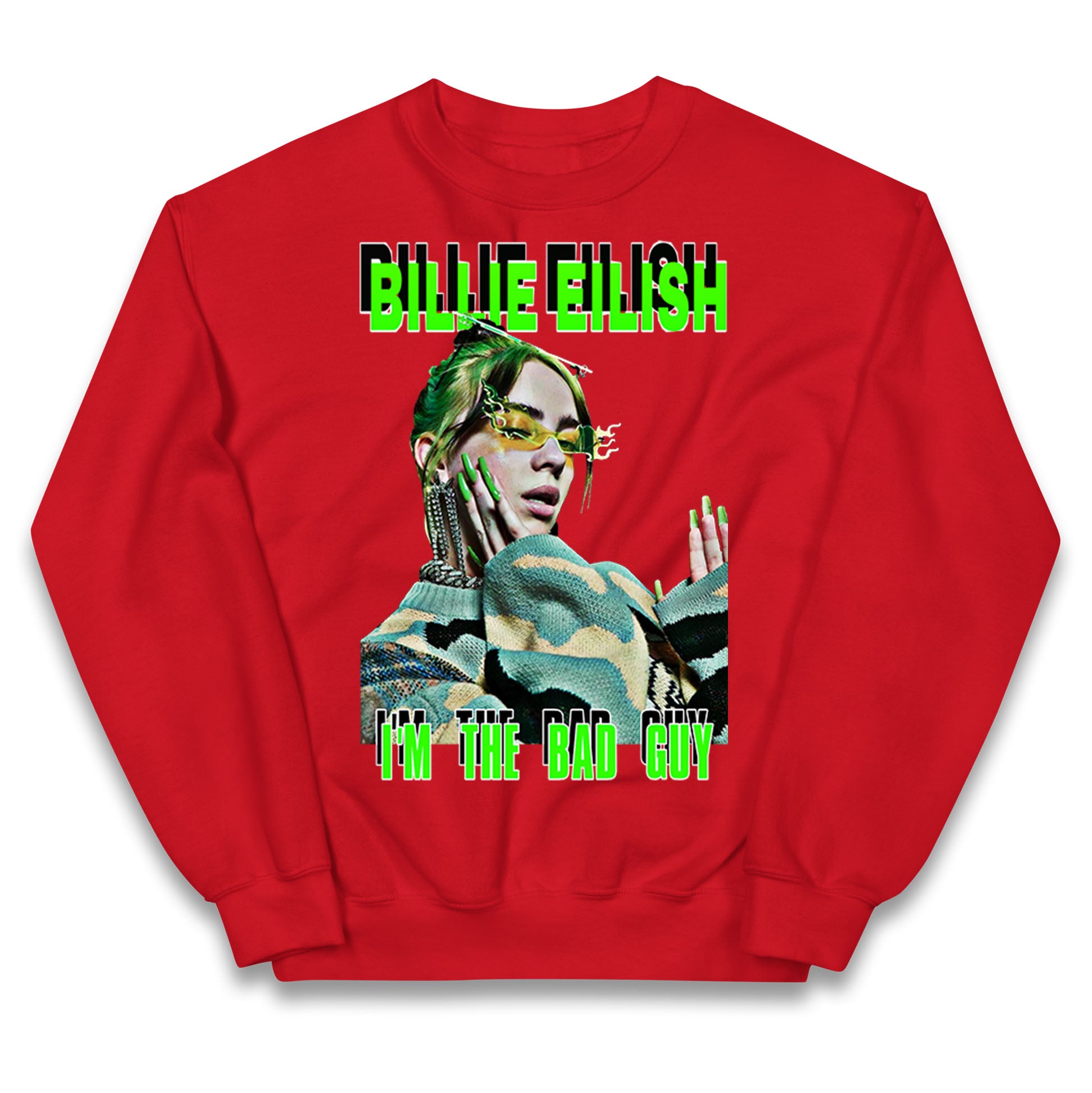 Billie Eilish Singer Kids Jumper