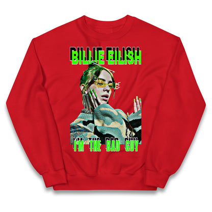 Billie Eilish Singer Kids Jumper