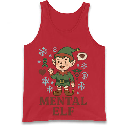 Mental Health Christmas Tank Top