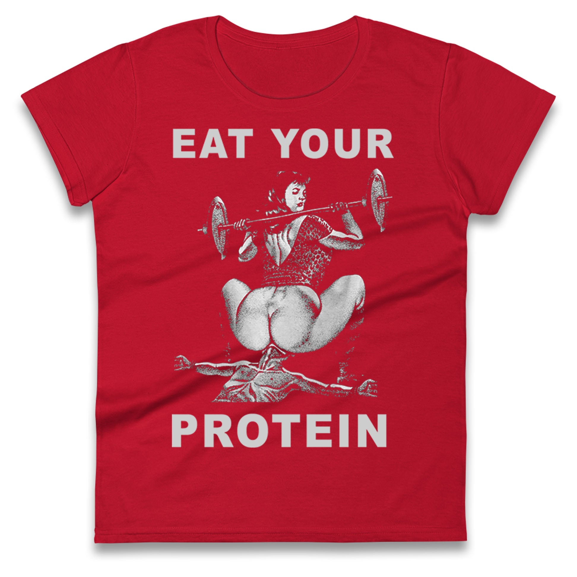 Breakfast Of Champions Eat Your Protein SarcasticLadies T Shirt