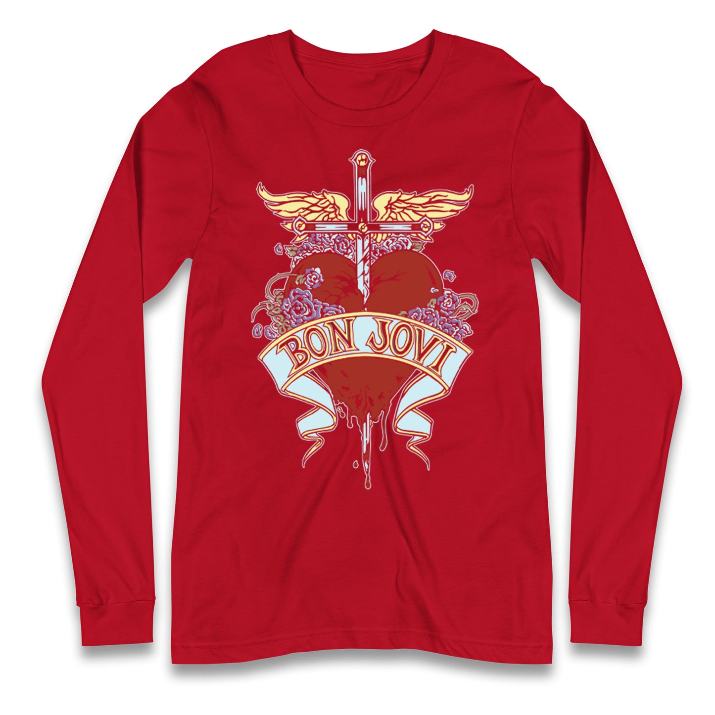 Bon Jovi Rock Band Longsleeve T Shirt 