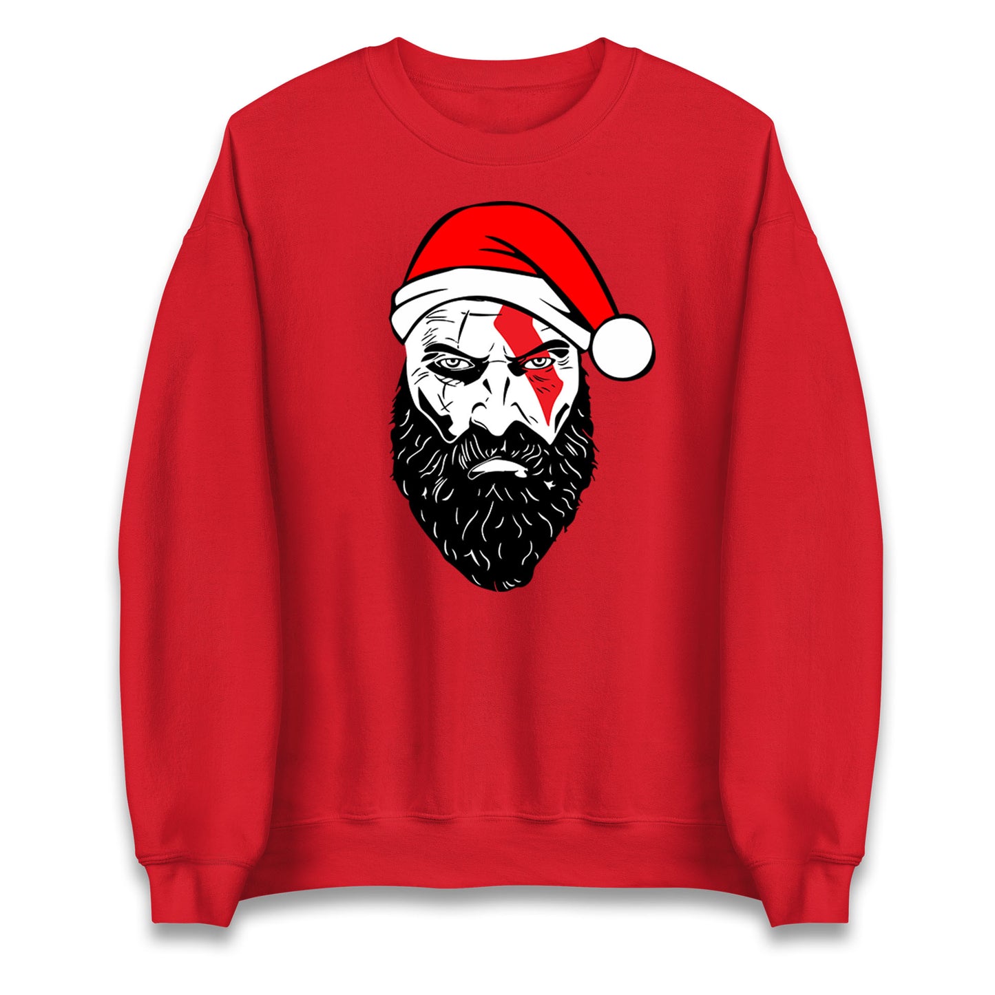 kratos christmas sweatshirt