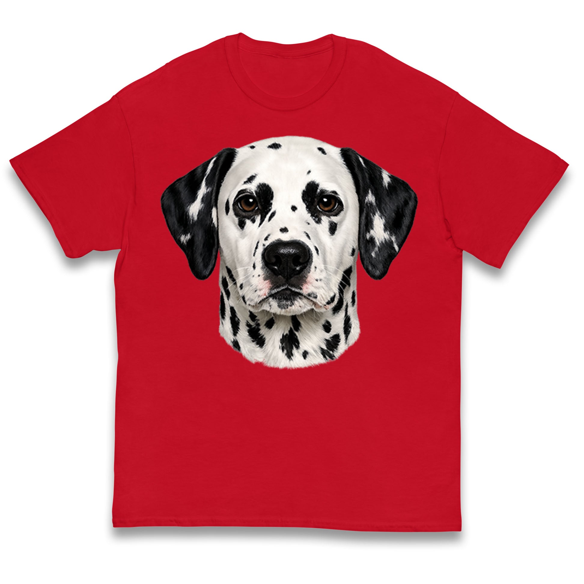 Dalmatian Dog Face Kids T Shirt 