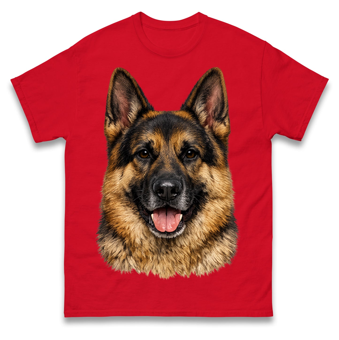 German Shepherd Dog Face T Shirt