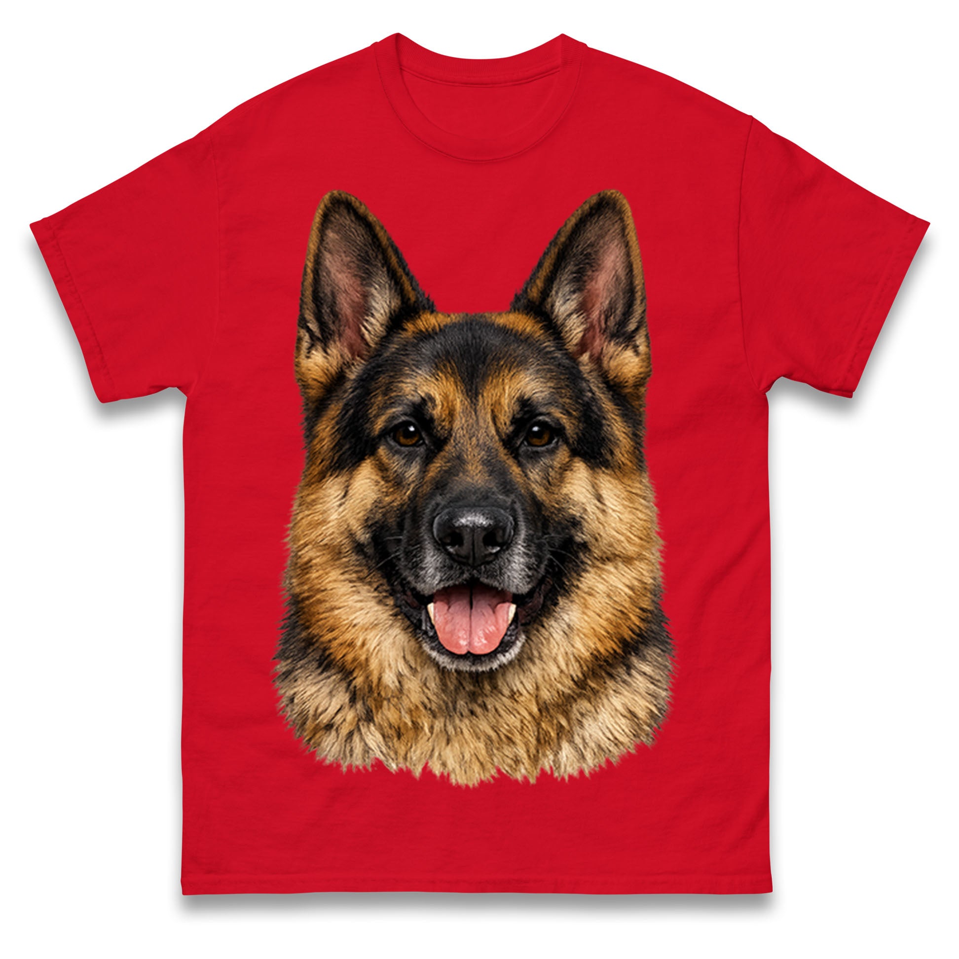 German Shepherd Dog Face T Shirt