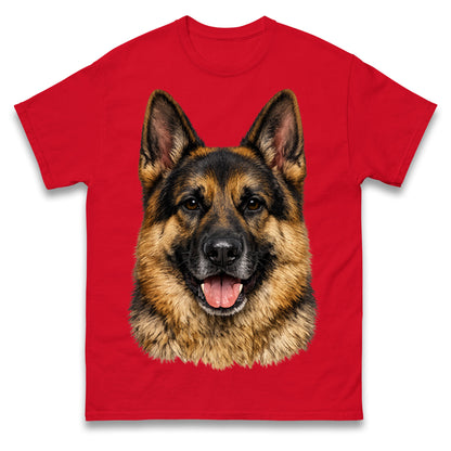German Shepherd Dog Face T Shirt
