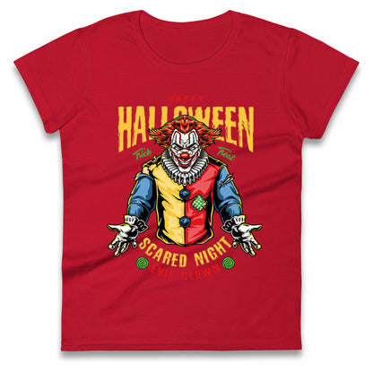 Halloween Clown Ladies T Shirt