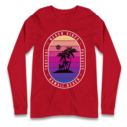 Hawaii Beach Longsleeve T Shirt