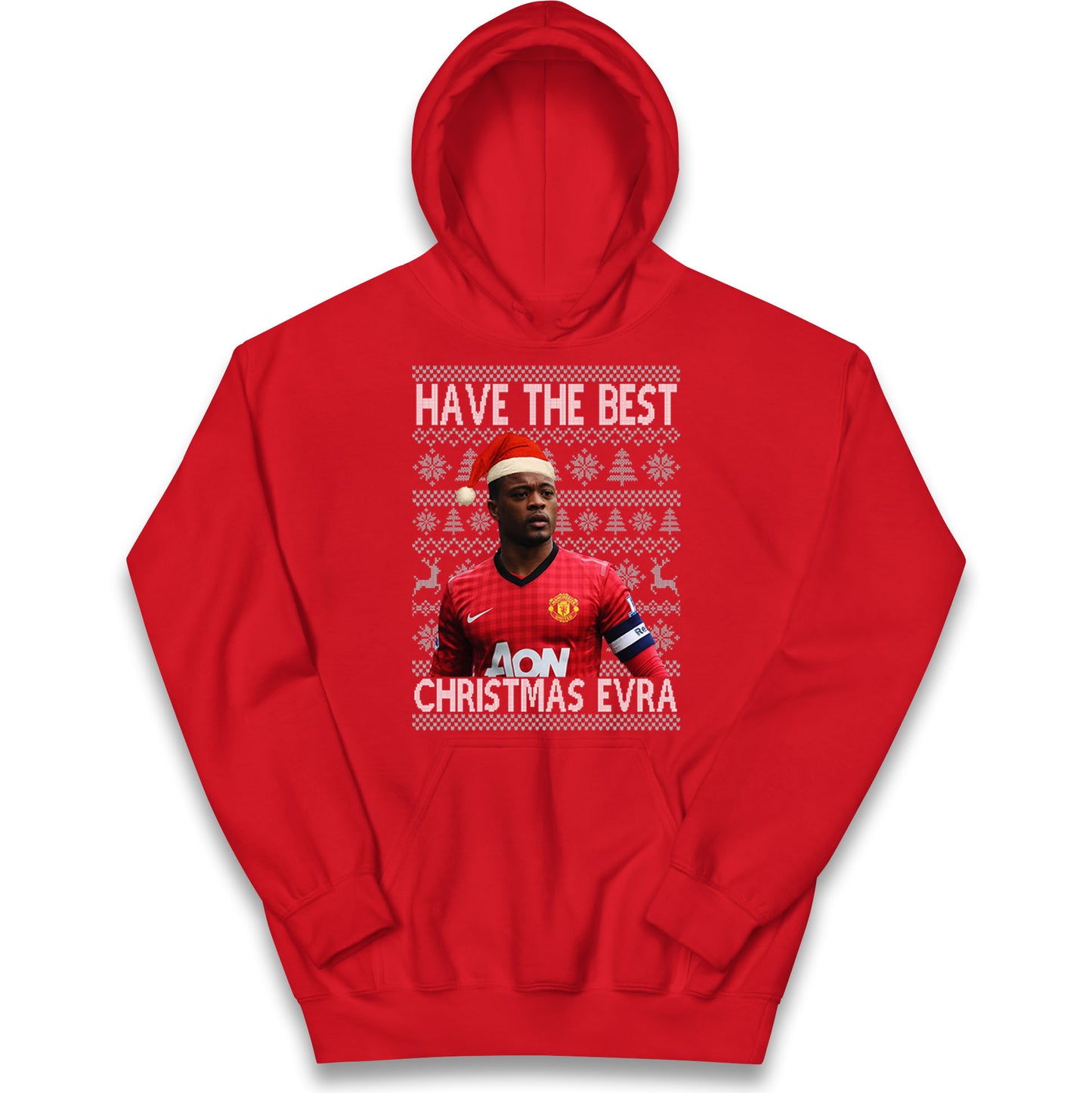 Man Utd Xmas Kids Hoodie