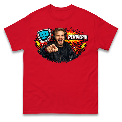 PewDiePie YouTuber T Shirt