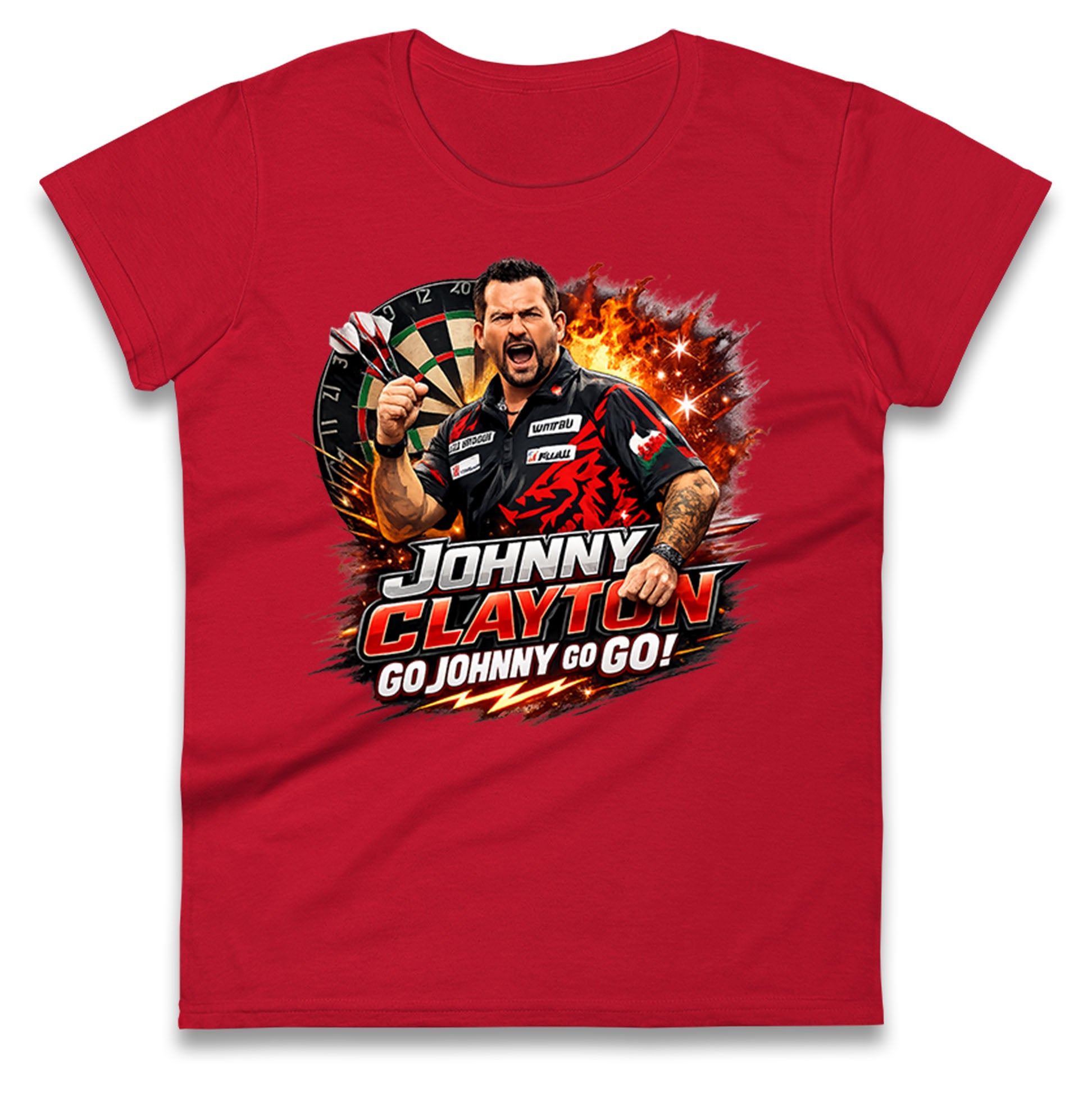 Johnny Clayton Wales Ladies T Shirt